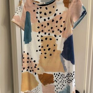 MINKPINK Multicolor Abstract Print Dress